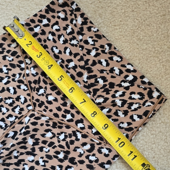 🌈Aerie Cheetah Leopard Animal Print Leggings 25” Pant Size Small S XS - Picture 5 of 9